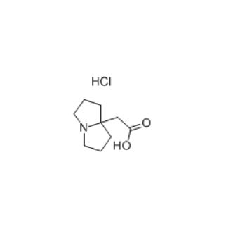 Tetrahydro-1H-pyrrolizine-7a(5H)-acetic acid hydrochloride, CAS 124655-63-6