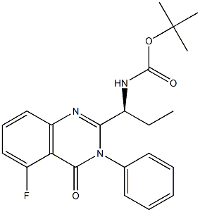 870281-85-9,IDELALISIB N-2,(S)-tert-butyl (1-(5-fluoro-4-oxo-3-phenyl-3,4-dihydroquinazolin-2-yl