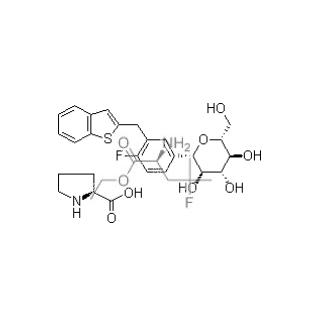 Lpragliflozin L-Proline, UNII-M6N3GK48A4 CAS 951382-34-6