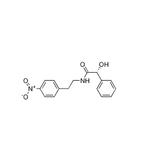 (alphaR)-alpha-Hydroxy-N-[2-(4-nitrophenyl)ethyl]benzeneacetamide, CAS 521284-19-5