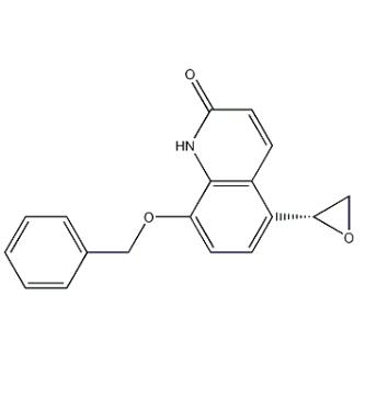 2(1H)-Quinolinone, 5-(2R)-oxiranyl-8-(phenylmethoxy)- CAS 173140-90-4