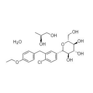 Dapagliflozin ((2S)-1,2-propanediol, hydrate), CAS 960404-48-2