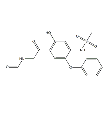 MethanesulfonaMide, N-[4-[2-(forMylaMino)acetyl]-5-hydroxy-2-phenoxyphenyl]- CAS 149457-03-4