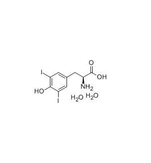 3,5-Diiodo-L-tyrosine dihydrate, CAS 300-39-0