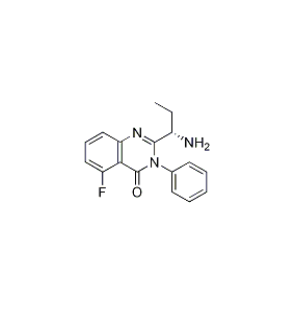 (S)-2-(1-aMinopropyl)-5-fluoro-3-phenylquinazolin-4(3H)-one, CAS 870281-86-0