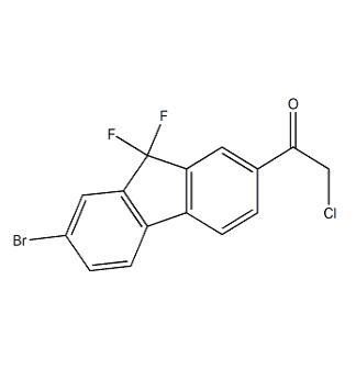 1-(7-broMo-9,9-difluoro-9H-fluoren-2-yl)-2-chloro-Ethanone CAS 1378387-81-5