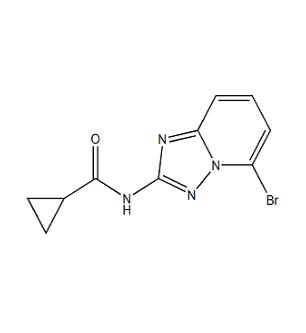 cyclopropanecarboxylic acid (5-bromo-[1,2,4]triazolo[1,5-a]pyridin-2-yl)-amide, CAS 1142943-96-1