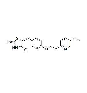 5-{4-[2-(5-Ethyl-2-pyridinyl)ethoxyl]benzyldene}-2,4-thiazolidinedione CAS 144809-28-9